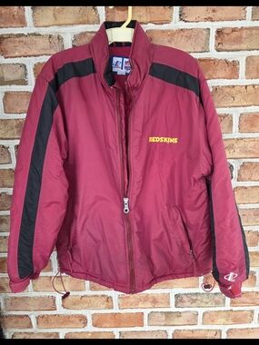 Logo Athletic Red and Black NFL Game Day Jacket
